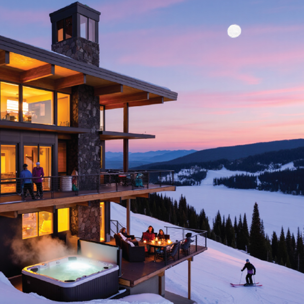 Luxury mountain living